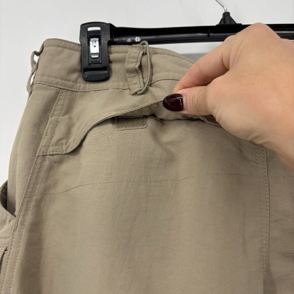 The North Face Convertible Outdoor Cargo Pants Womens Size 8 Tan Zip Off Leg - Picture 9 of 16